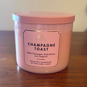 White Barn Champagne Toast Pink Candle